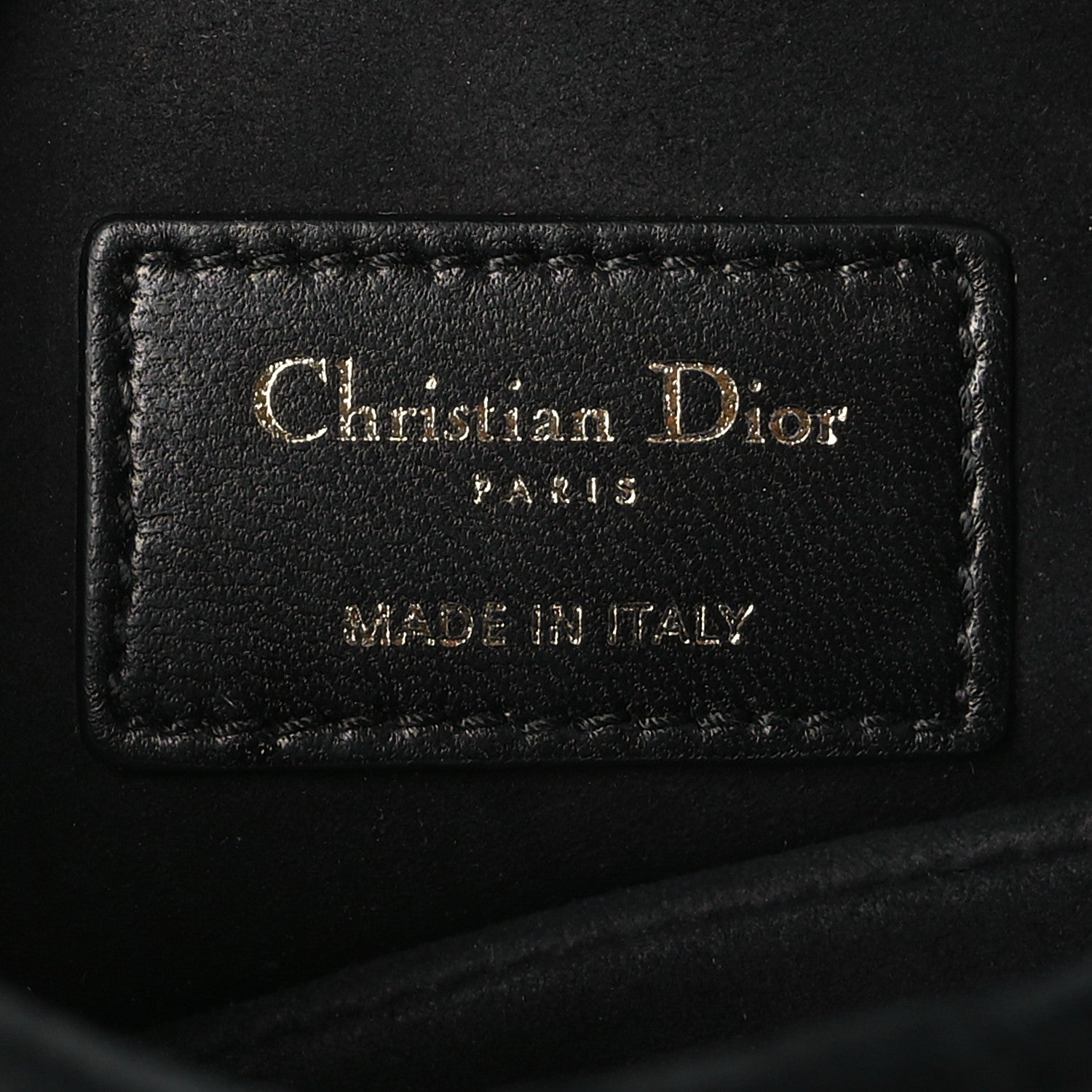 Christian Dior Velvet Crystal Mini Saddle Bag Black 6 of 10