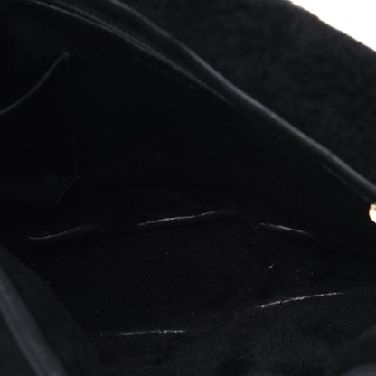 Chanel Suede Sparkling Winter Messenger Black 5 of 9