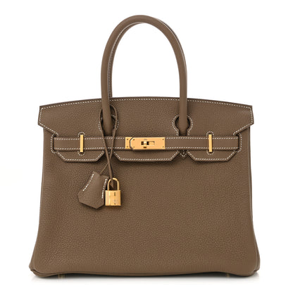 Hermes Togo Birkin 30 Etoupe 1 of 12