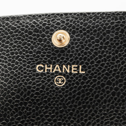 Chanel Caviar Quilted Flap Card Holder Black 6 of 8