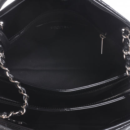 Chanel Patent Quilted Large Just Mademoiselle Black 5 of 7