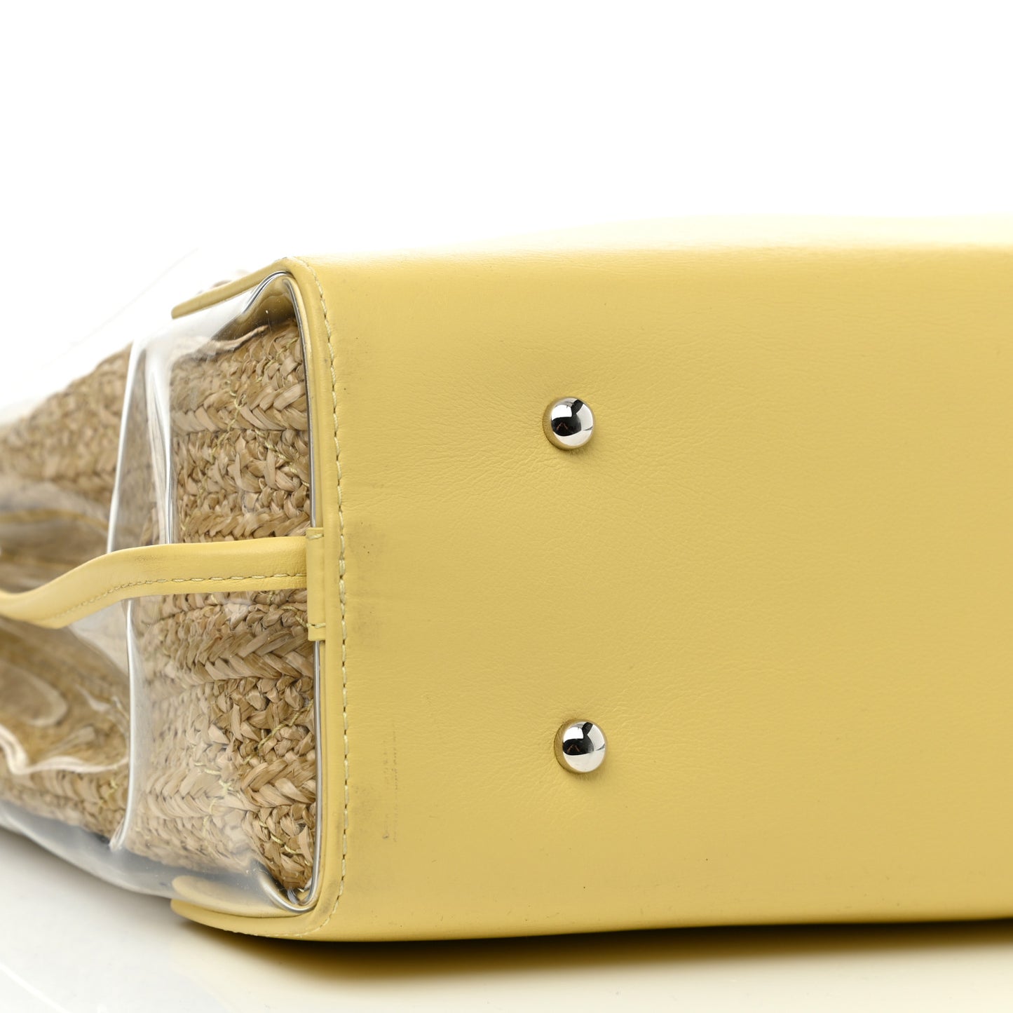 Calfskin PVC Chanel 31 Bag Yellow
