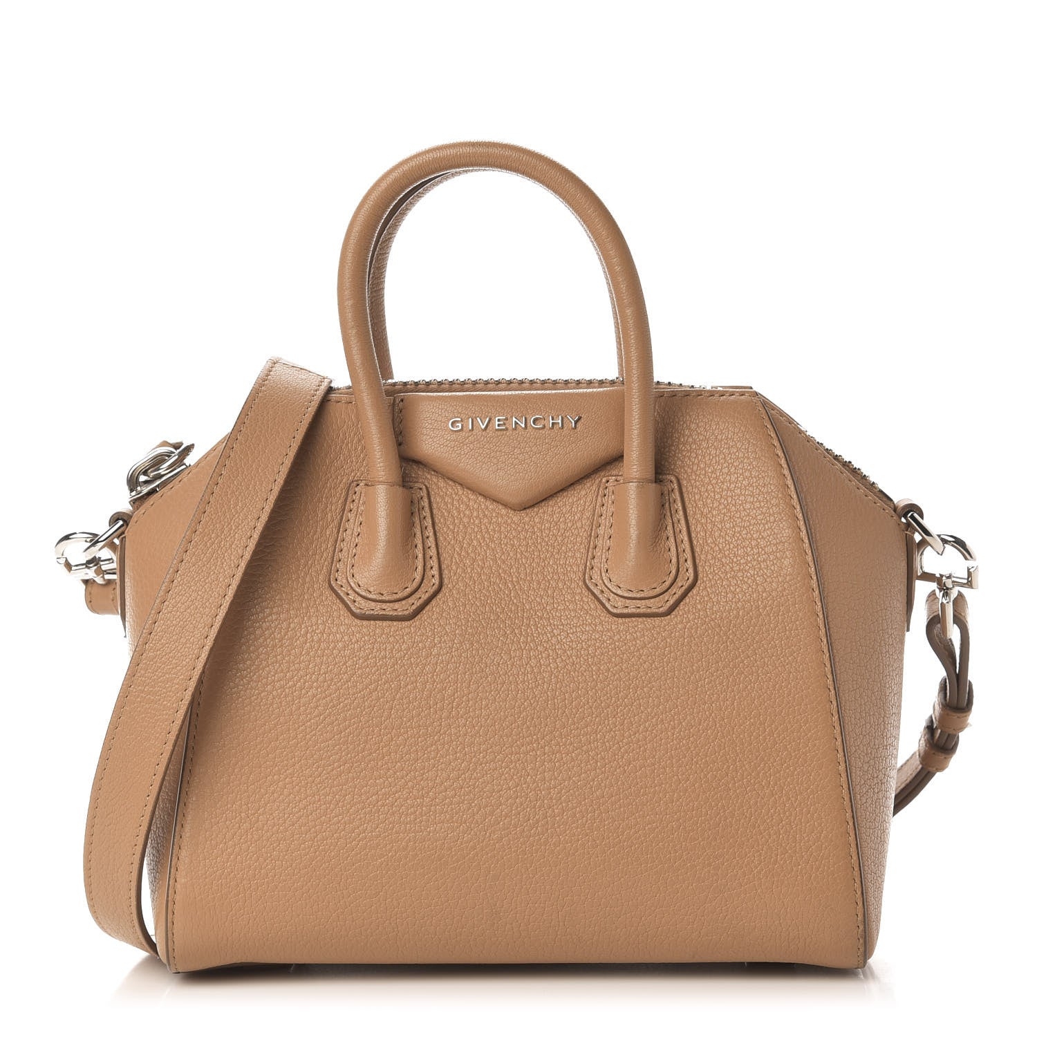 Givenchy Sugar Goatskin Mini Antigona Medium Beige 1 of 10