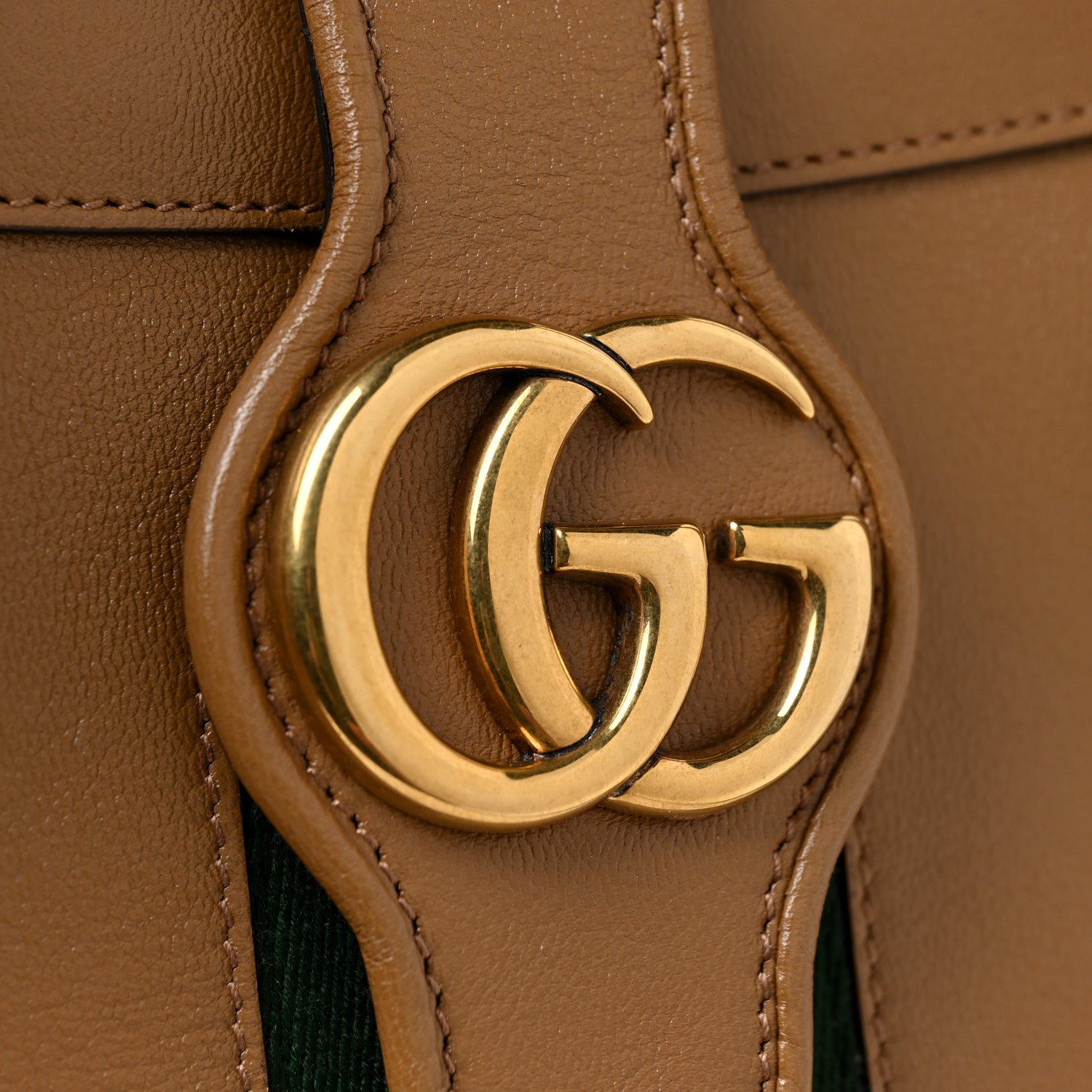 Gucci New Sakai Calfskin Lux Web Medium Dahlia Top Handle Shoulder Bag Quarz Beige 14 of 14