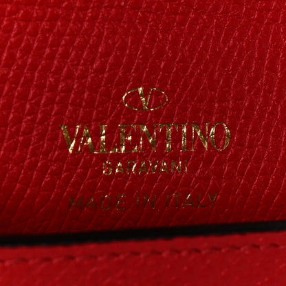 Valentino Garavani Grainy Calfskin Vlogo Airpods Case Rouge Pur 6 of 10