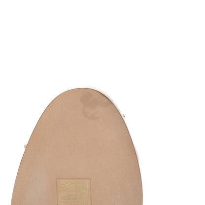 Chanel Lambskin Cap Toe CC Ballerina Flats 37 Dark Beige 7 of 8