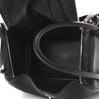 Hermes Taurillon Clemence Lindy 26 Black 5 of 9