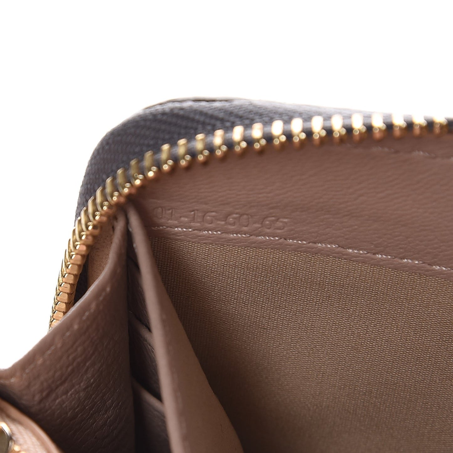 Calfskin Marcie Long Zip Around Wallet Cashmere Grey