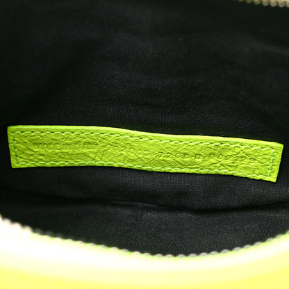 Balenciaga Agneau Arena Le Cagole Chain Shoulder Bag XS Fluo Yellow 6 of 9