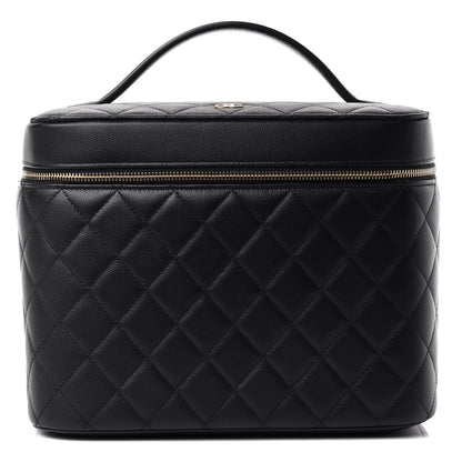Chanel Caviar Quilted Large Vanity Pouch Black 1 of 9