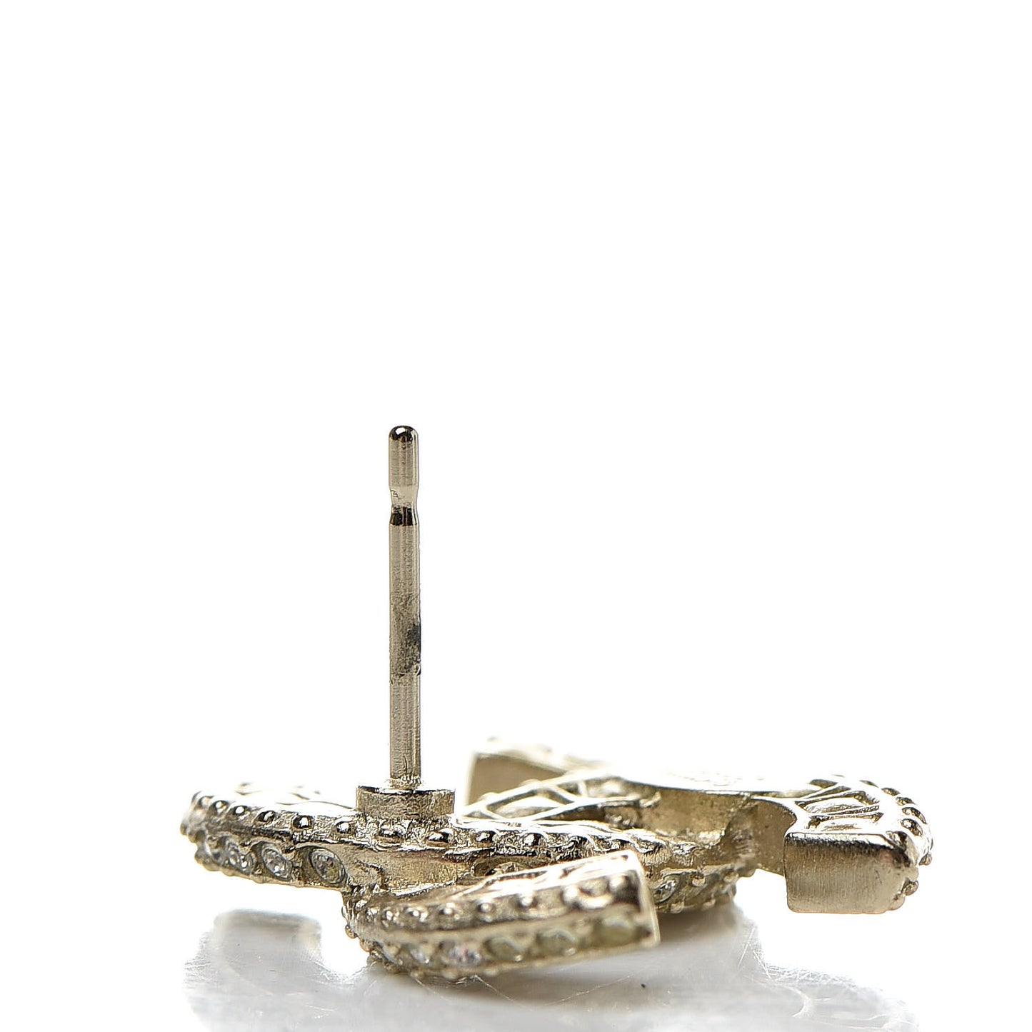 Crystal CC Earrings Gold