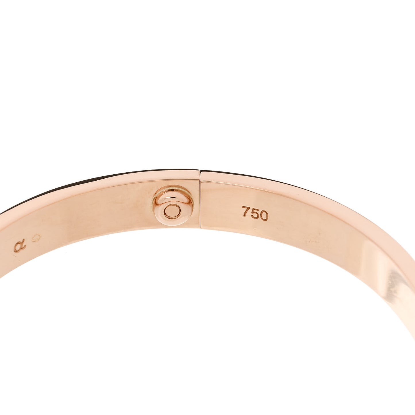 18K Pink Gold LOVE Bracelet 17