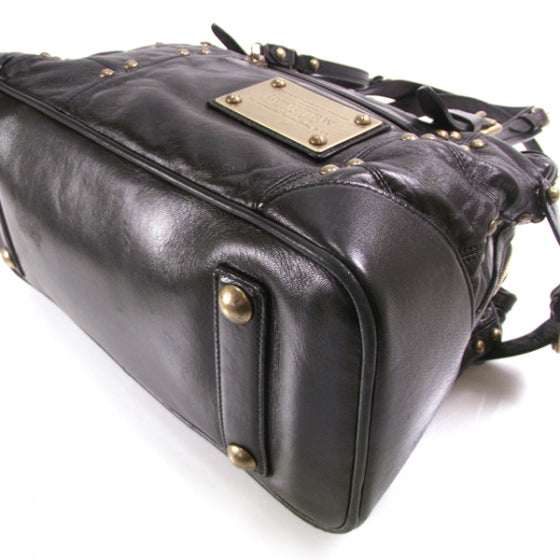 Louis Vuitton Lambskin Riveting Black 5 of 9