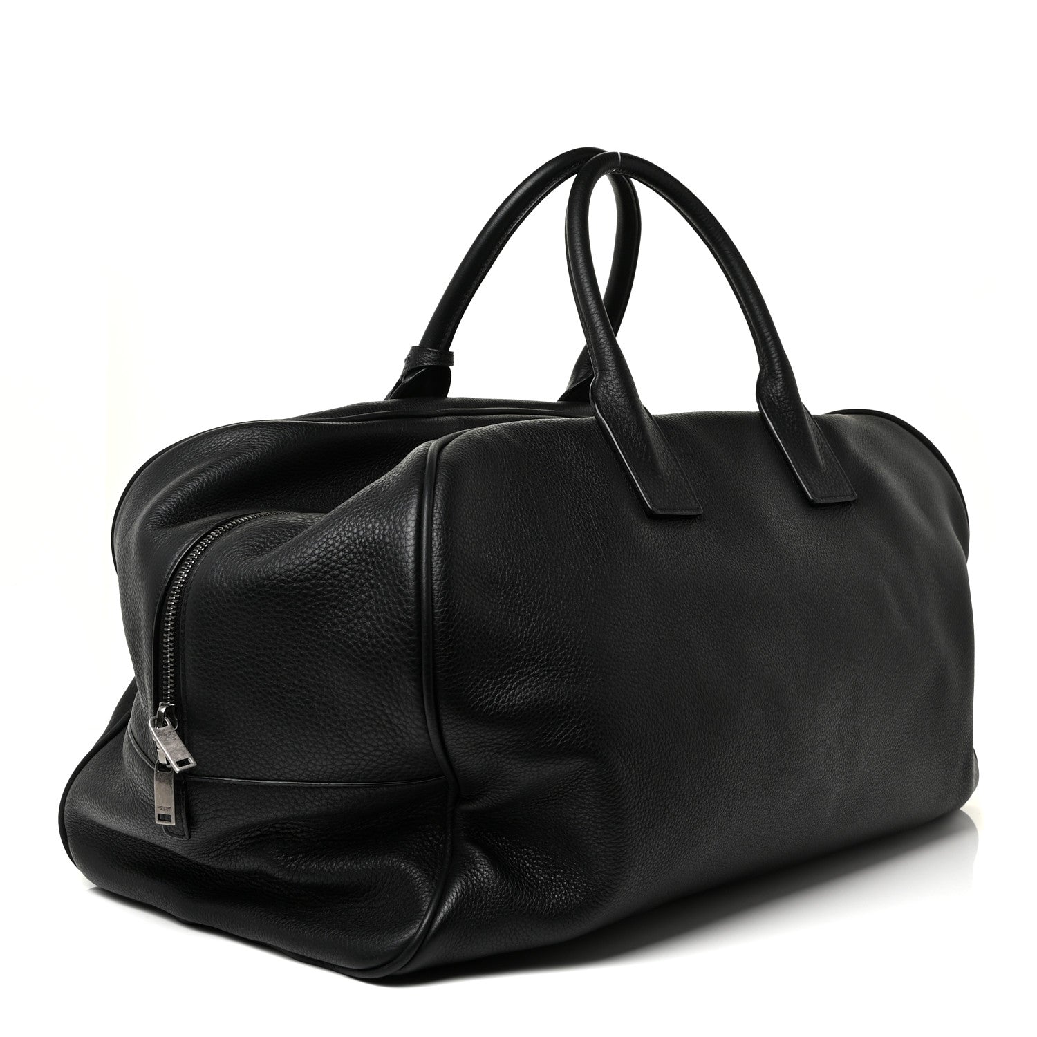 Saint Laurent Grained Calfskin Classic Duffle Black 2 of 10