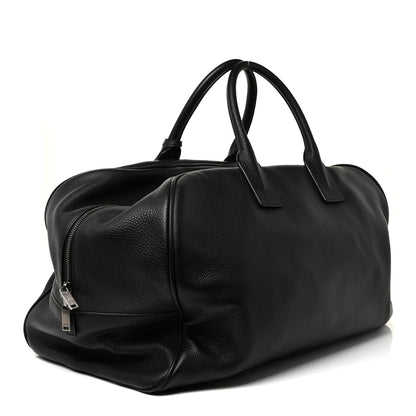 Saint Laurent Grained Calfskin Classic Duffle Black 2 of 10