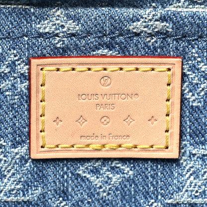 Louis Vuitton Monogram Denim Croissant MM Blue 8 of 11
