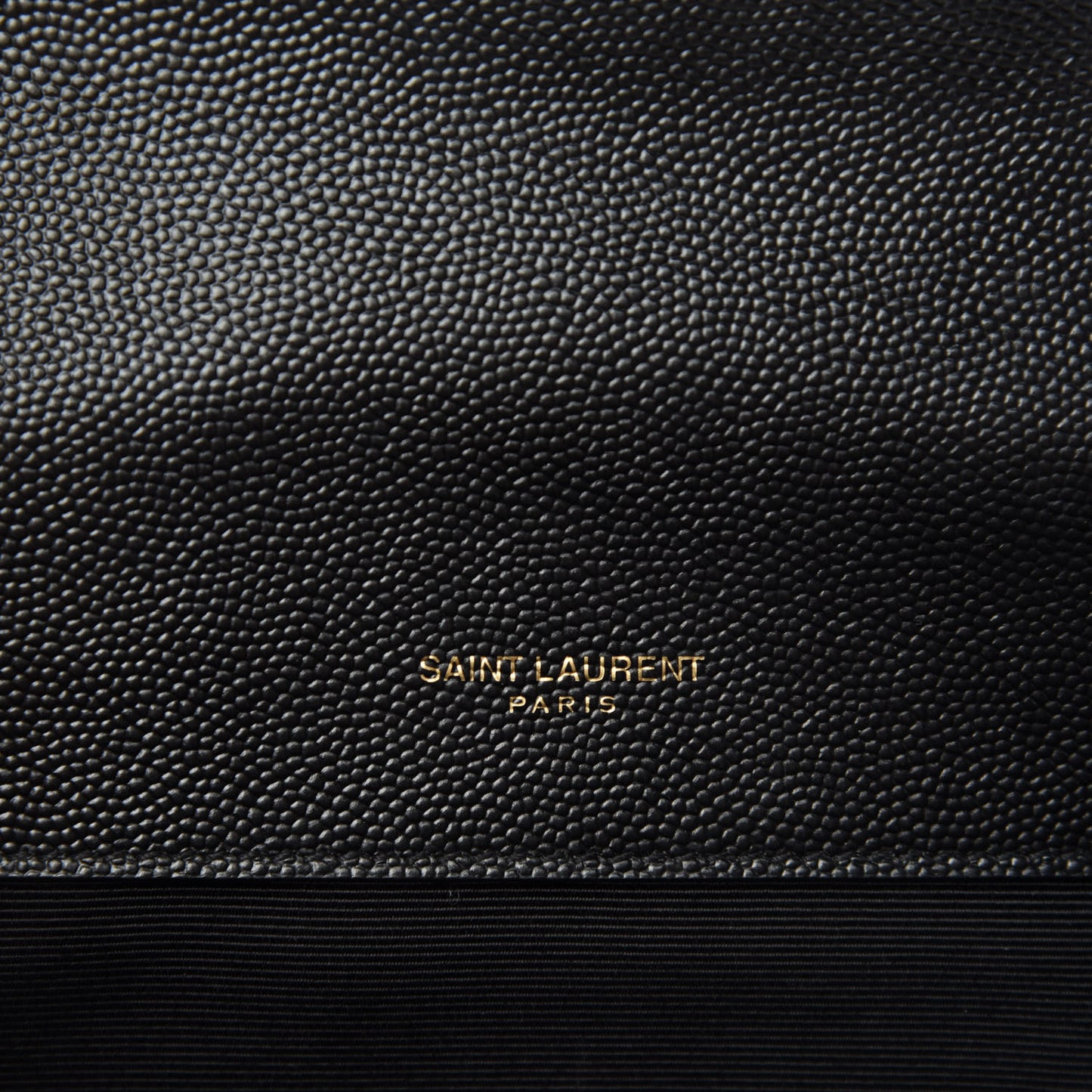 Grain De Poudre Textured Mixed Matelasse Triquilt Small Monogram Satchel Black