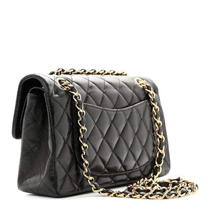 Chanel Lambskin Quilted Small Double Flap Black 3 of 12