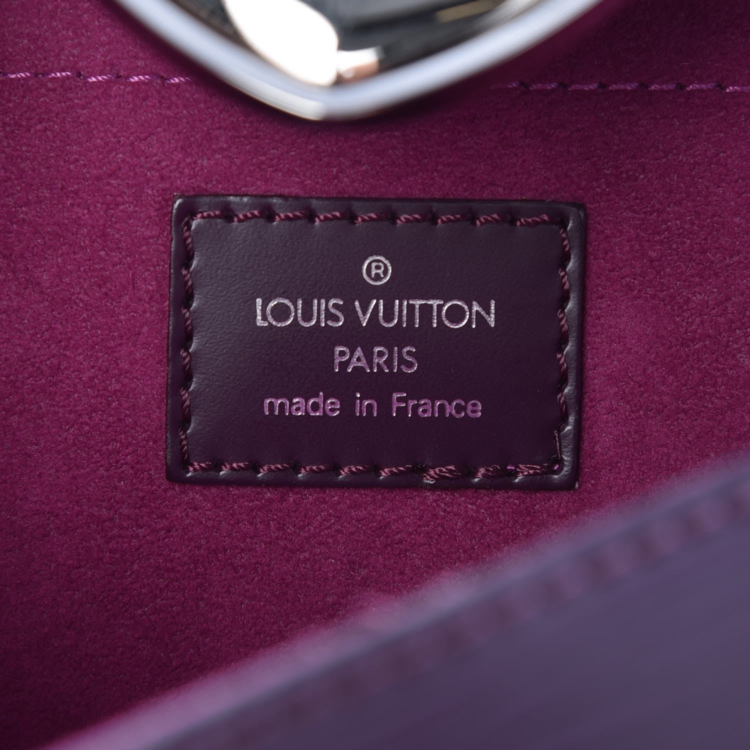 Louis Vuitton Epi Montaigne Clutch Cassis 6 of 10