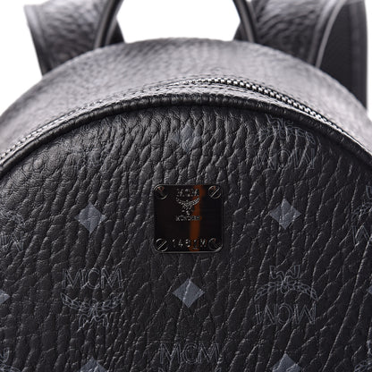 MCM Visetos Small Side Stud Stark Backpack Black 11 of 11