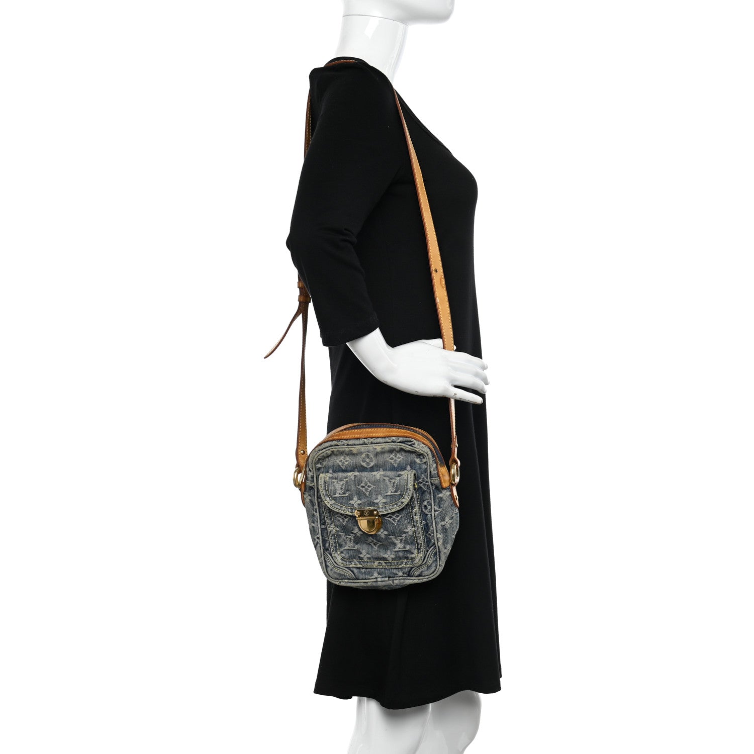 Louis Vuitton Monogram Denim Danube Blue 2 of 16