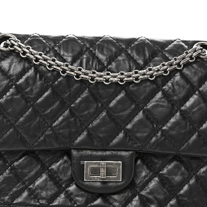 Chanel Aged Calfskin Quilted 2.55 Reissue 225 Flap Black 8 of 10