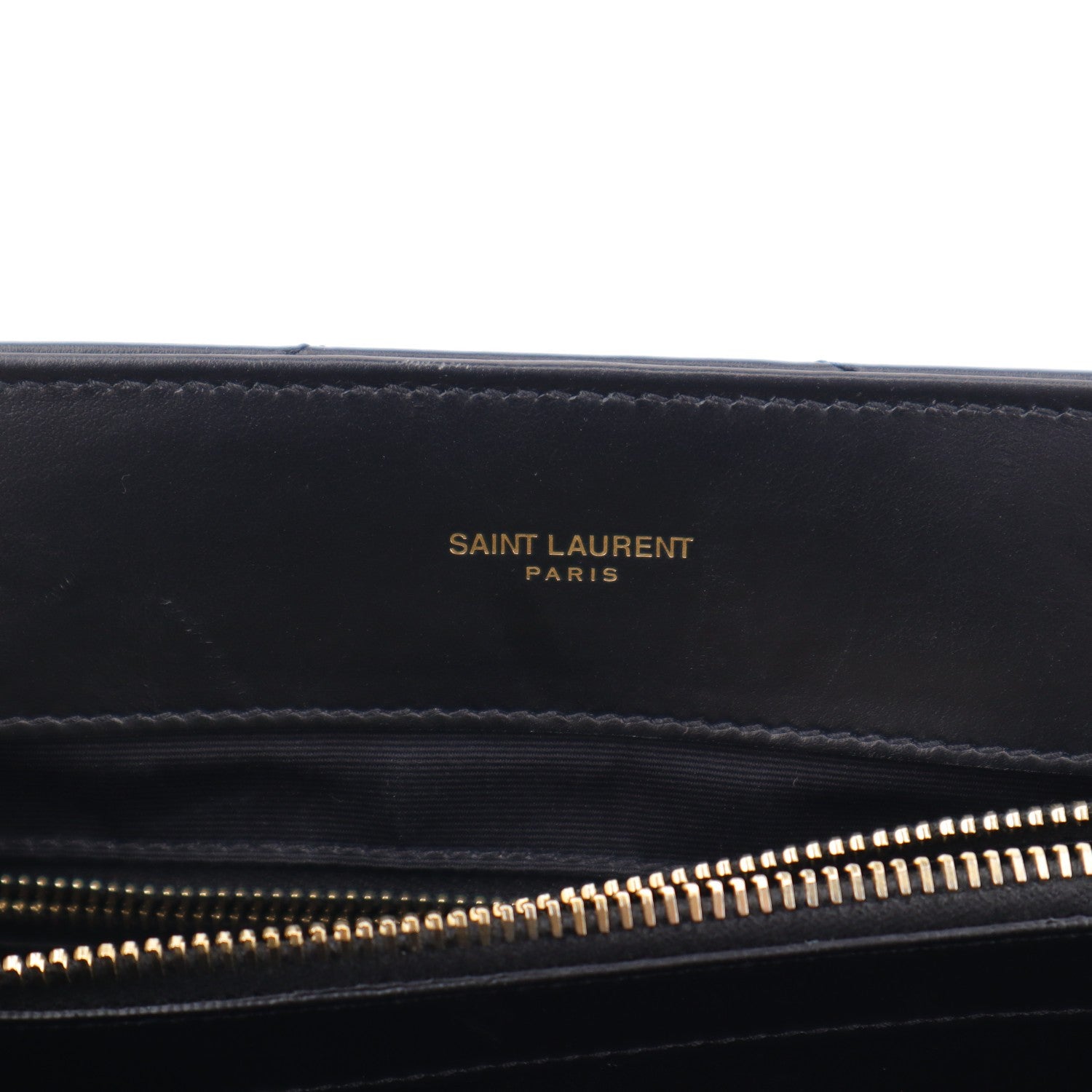 Saint Laurent Calfskin Y Quilted Monogram Medium Loulou Chain Satchel Black 6 of 11