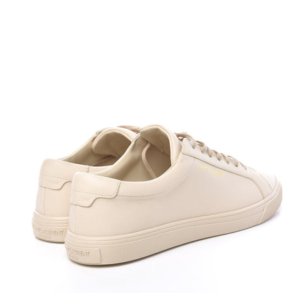 Saint Laurent Calfskin Andy Low Top Sneakers 37 Dark Coquille 4 of 9