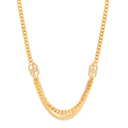 Chanel Crystal CC Multi Strand Chain Belt 75/30 Gold 1 of 3