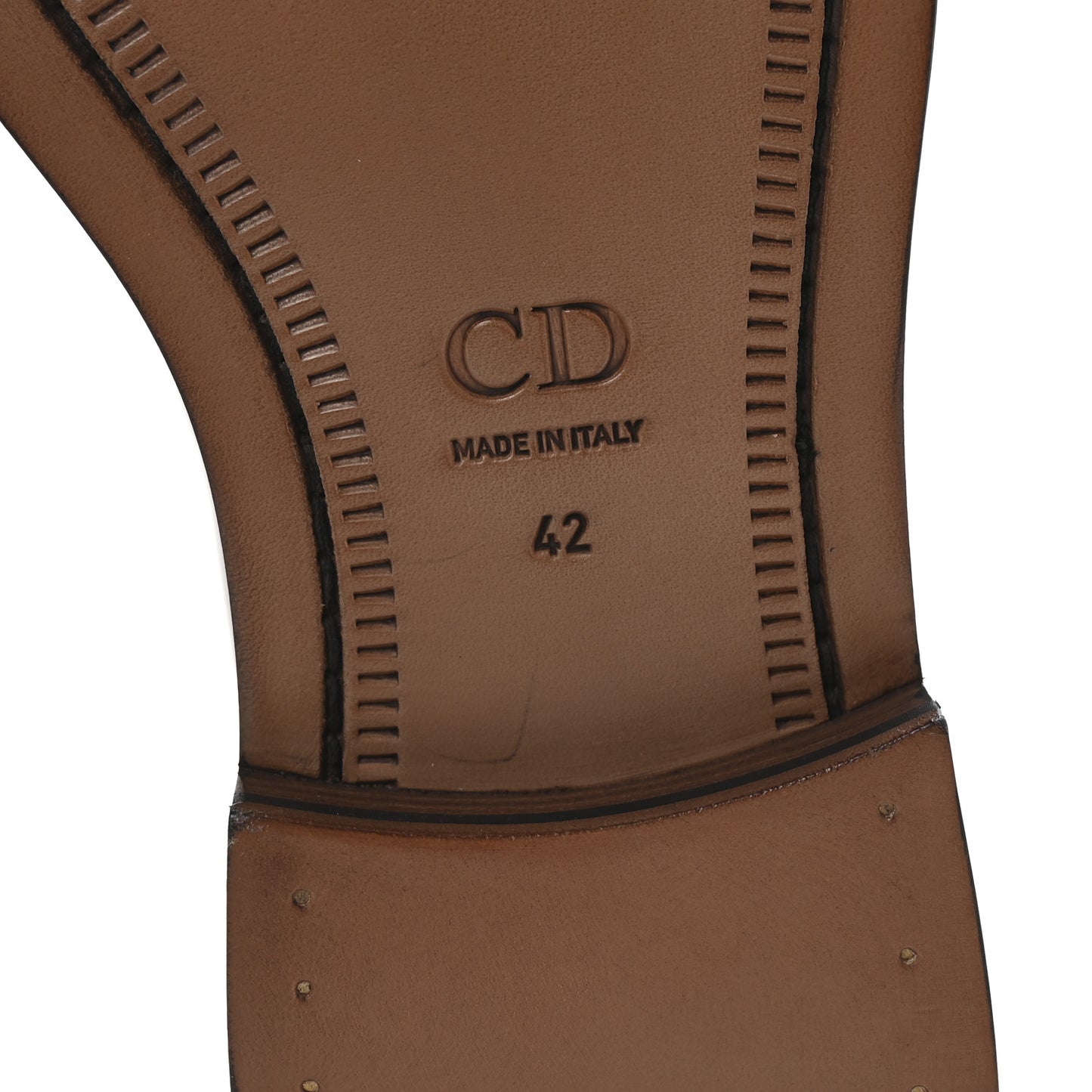 Calfskin Mens Derby Shoes 42 Black