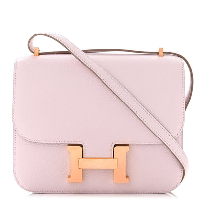 Hermes Chevre Mysore Constance 18 Mauve Pale 1 of 12