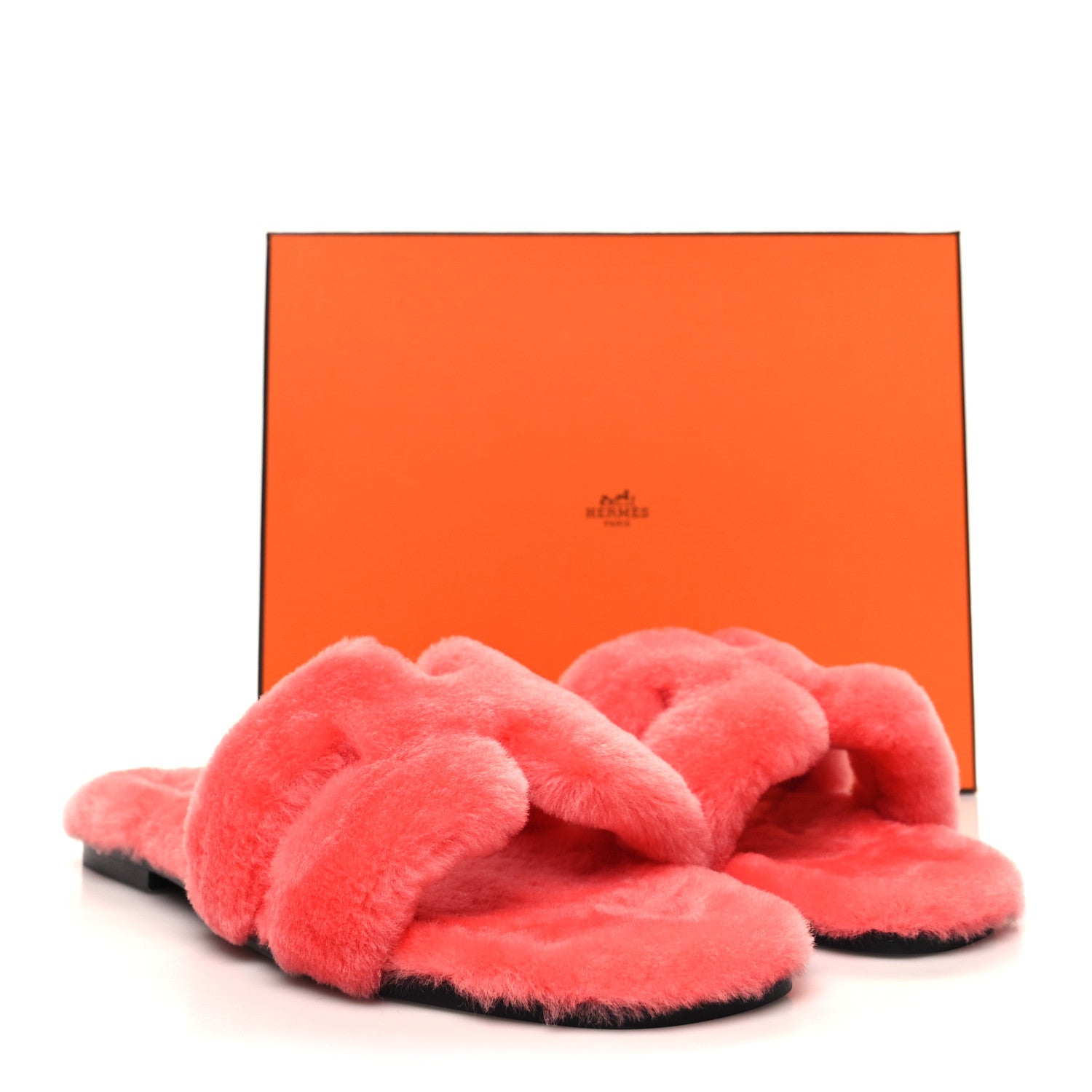 Hermes Woolskin Oran Sandals 41 Rose Du Desert 8 of 8