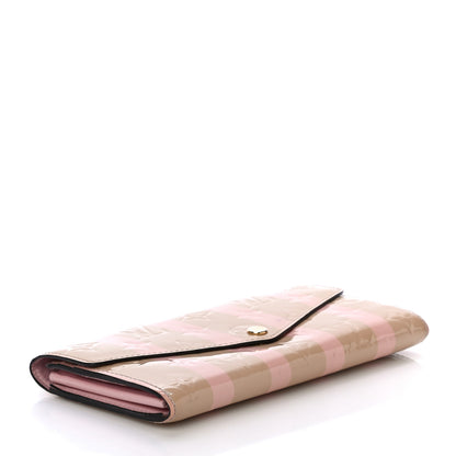 Louis Vuitton Vernis Rayures Sarah Wallet NM Dune 4 of 14