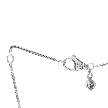 David Yurman Sterling Silver Amethyst 8mm Petite Chatelaine Pendant Necklace 5 of 5