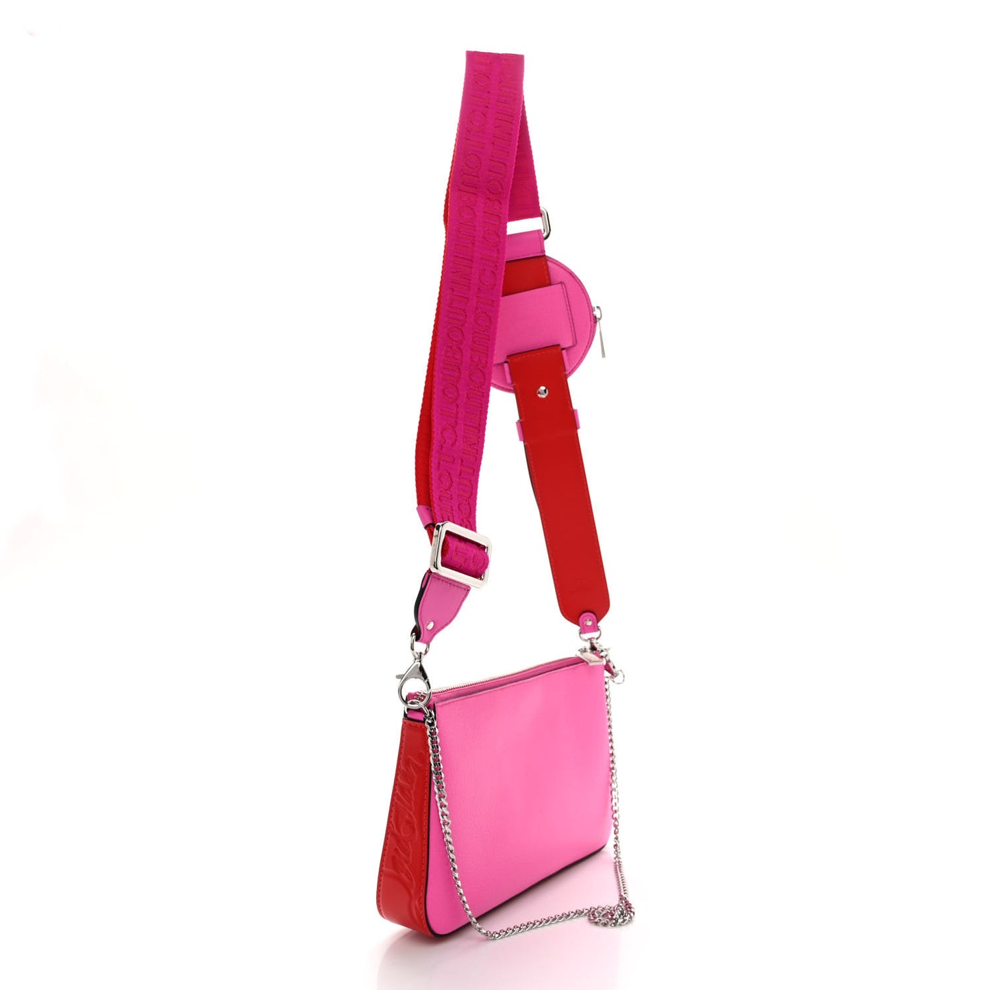 Calfskin Empire Loubila Pouch on Chain Bolerose Loubi