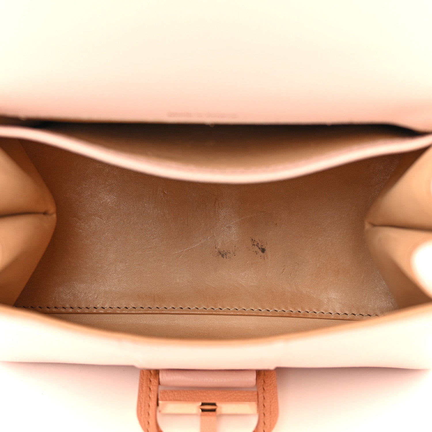 Delvaux Grained Calfskin Mini Brillant Satchel Light Pink 5 of 14