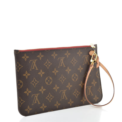 Louis Vuitton Monogram Neverfull MM GM Pochette Cherry 3 of 7