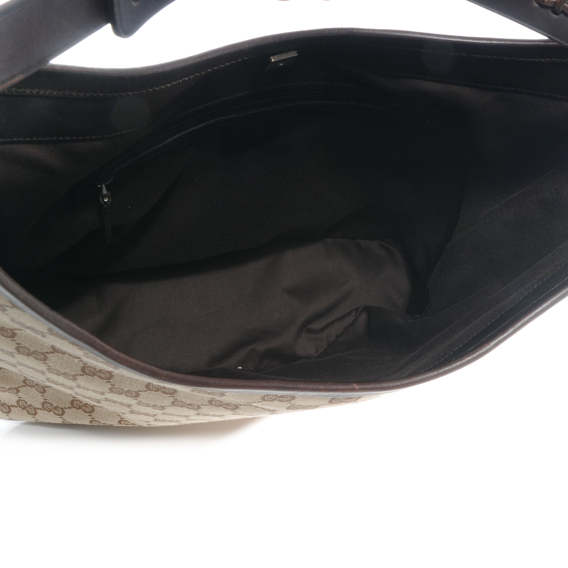 Gucci Monogram Large Shoulder Bag Ebony 5 of 8
