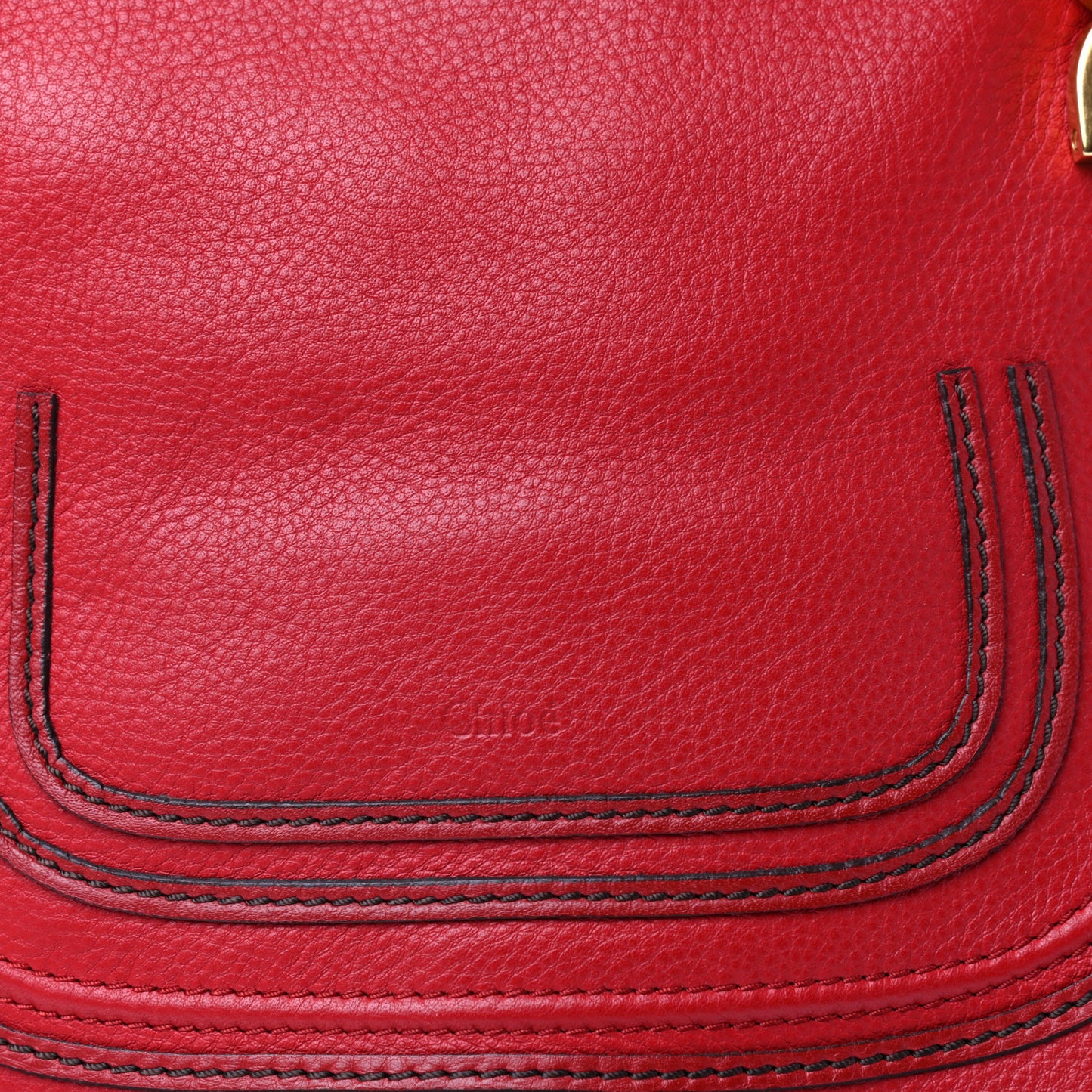 Calfskin Medium Marcie Satchel Red