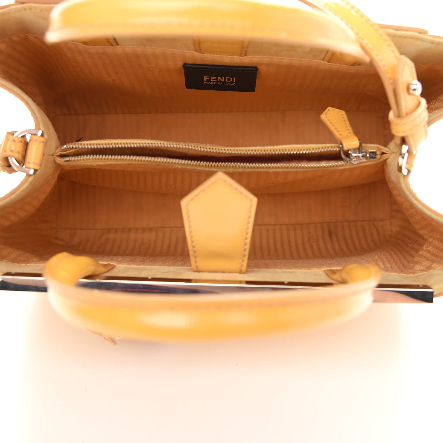 Vitello Vernice Camoscio Petite 2Jours Tote Alchemy Yellow