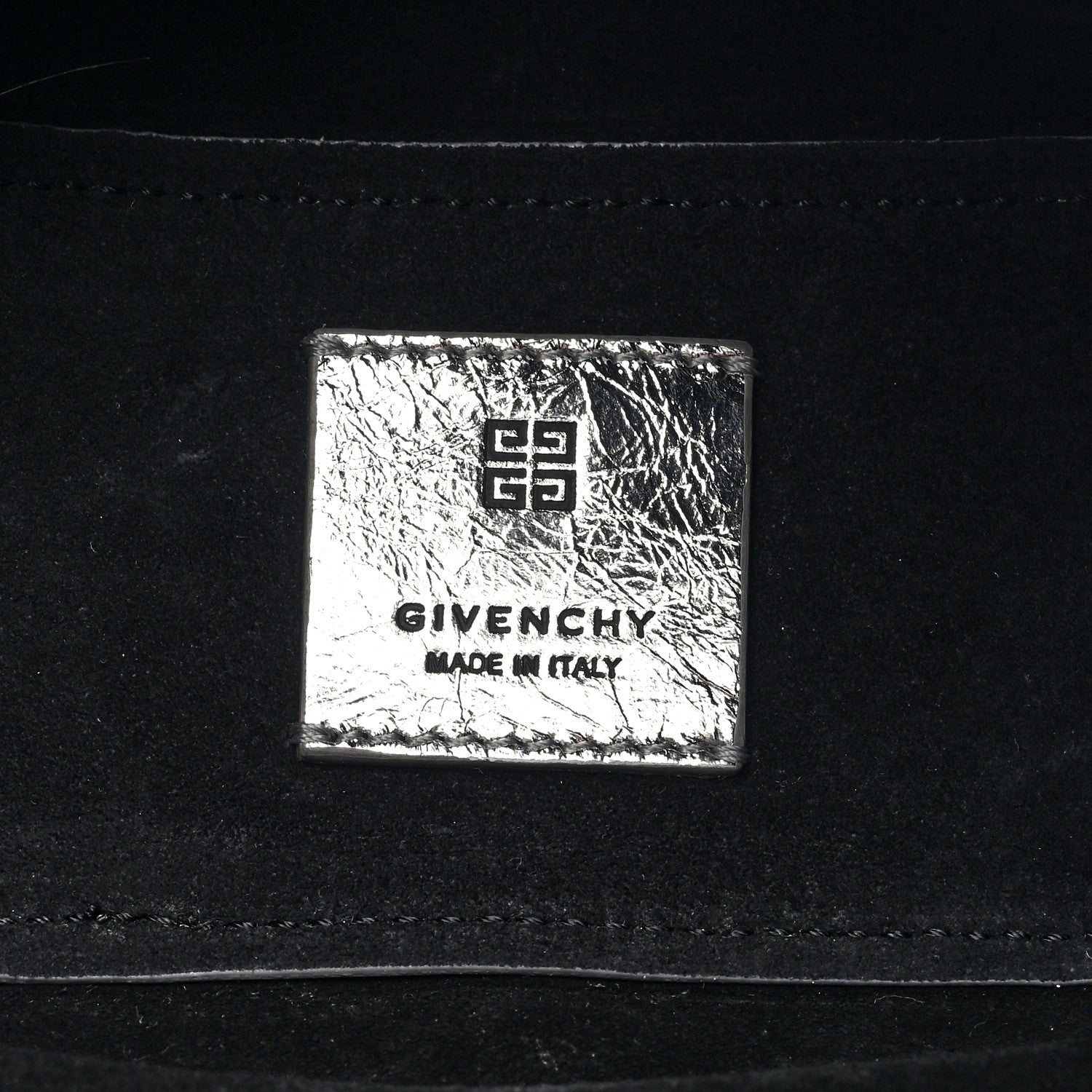 Givenchy Metallic Crackled Lambskin Mini Pumpkin Bag  Light Silvery 6 of 9