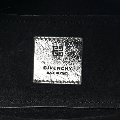 Givenchy Metallic Crackled Lambskin Mini Pumpkin Bag  Light Silvery 6 of 9