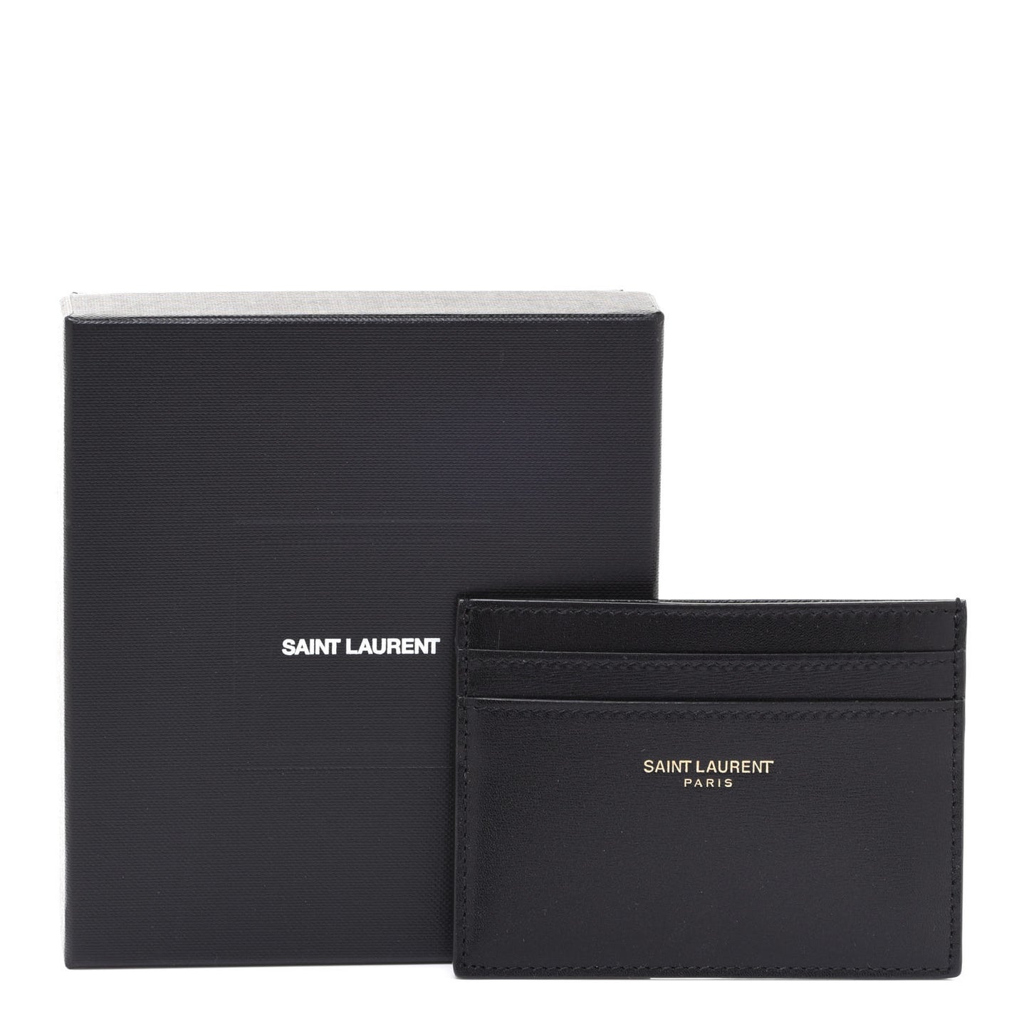 Calfskin Card Case Black