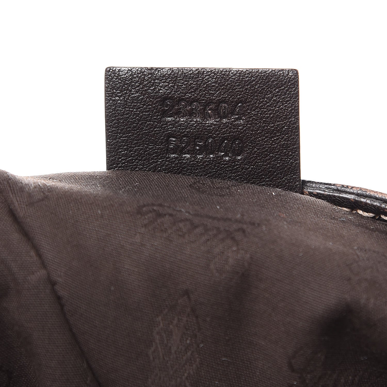 Gucci Guccissima Large New Ladies Web Hobo Dark Brown 7 of 13