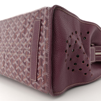 Goyard Goyardine Sac Hardy Pet Carrier PM Burgundy 11 of 15