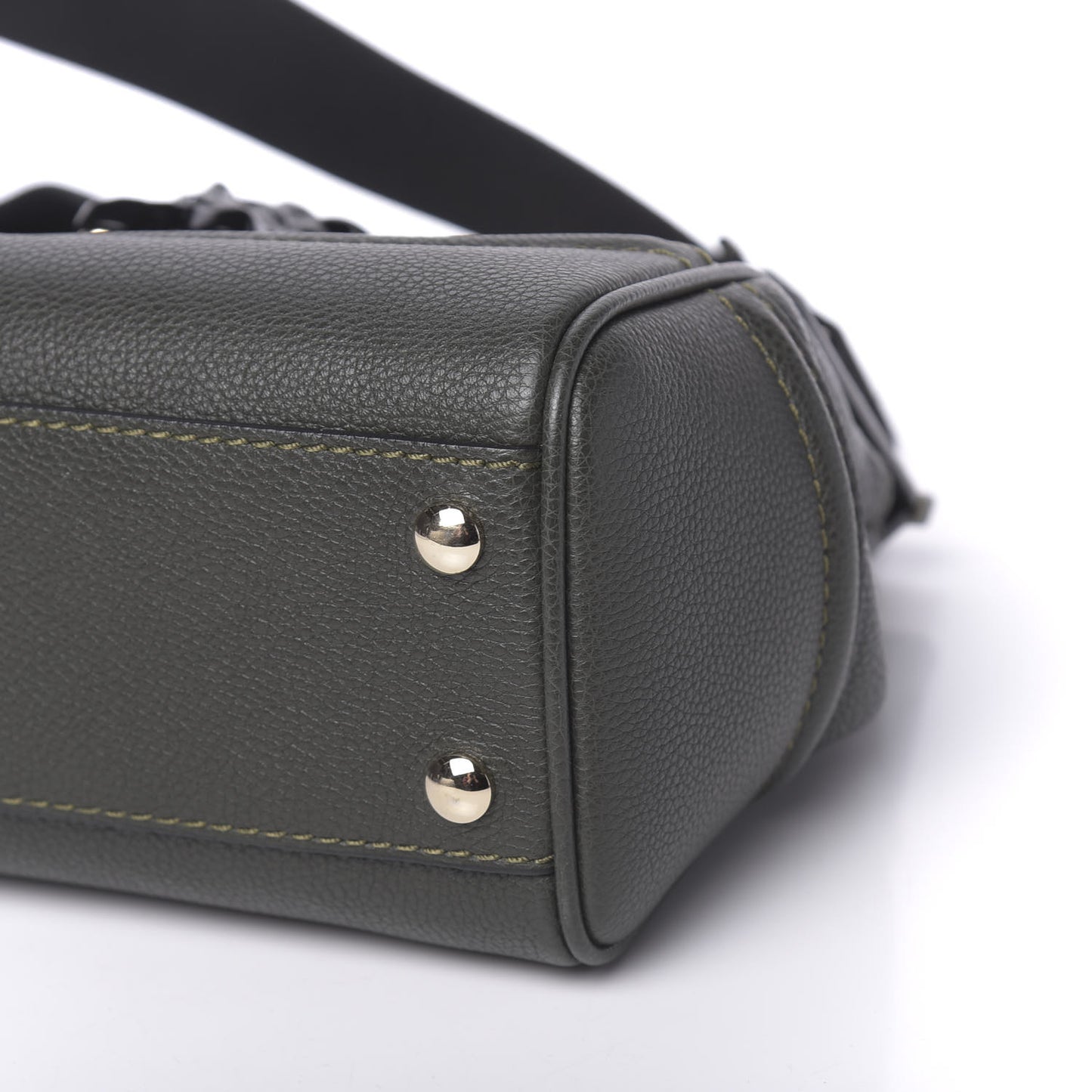 Calfskin Medium Palazzo Empire Bag Verde Scuro Black
