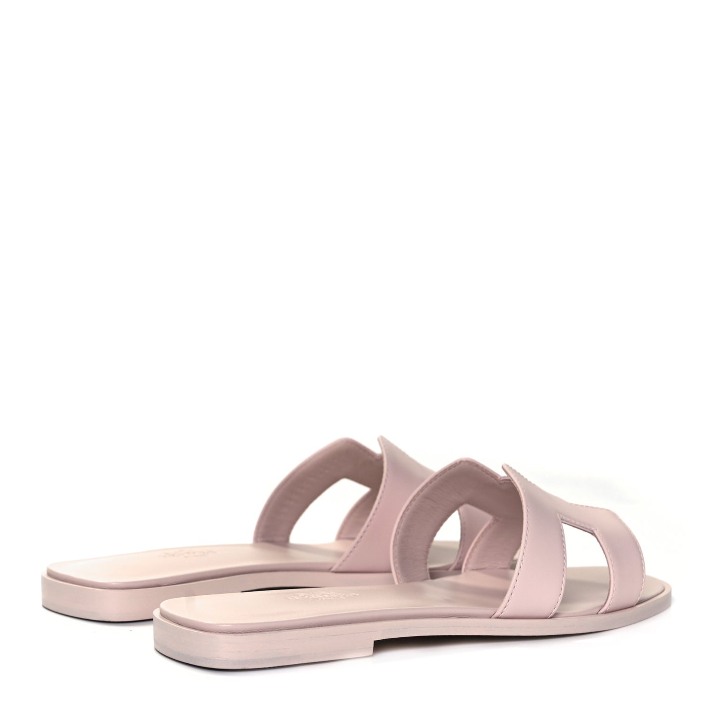 Box Calfskin Oran Sandals 37 Rose Pale