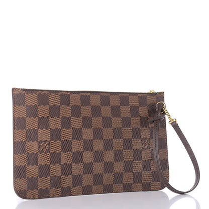 Louis Vuitton Damier Ebene Neverfull MM GM Pochette 3 of 7