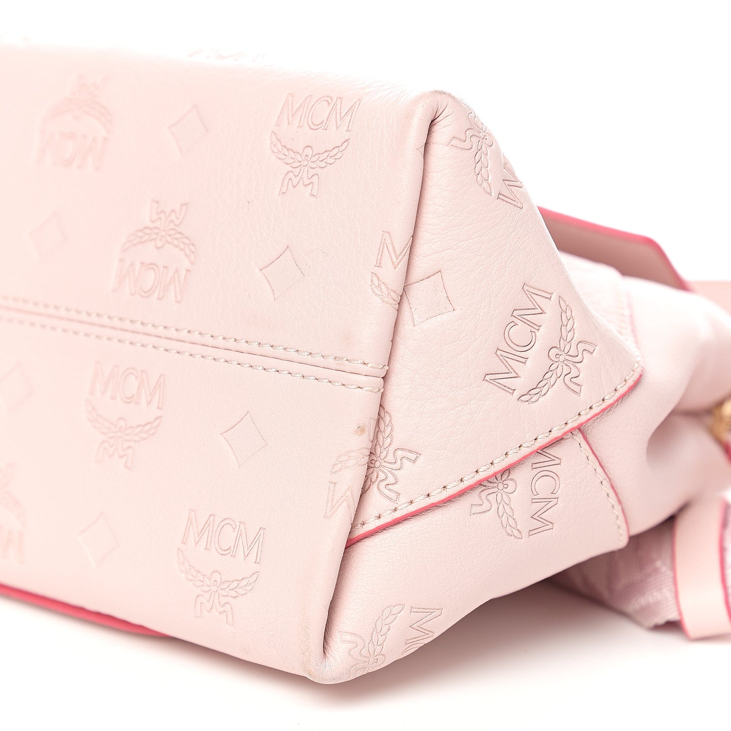 Calfskin Ottomar Essential Flap Shoulder Bag Pink Blush