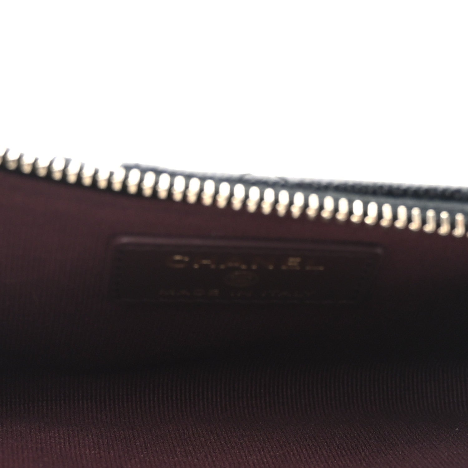 Chanel Caviar Quilted CC Zip Around Card Holder Black 5 of 8